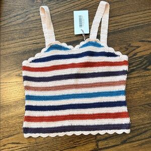 CHUFY Rita top with Multicolor Stripes